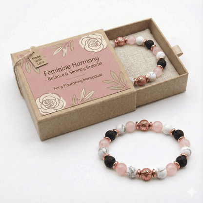 Bracelet Rose Quartz Menopause Therapy